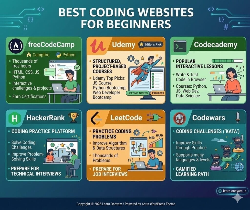 best coding websites for beginners
